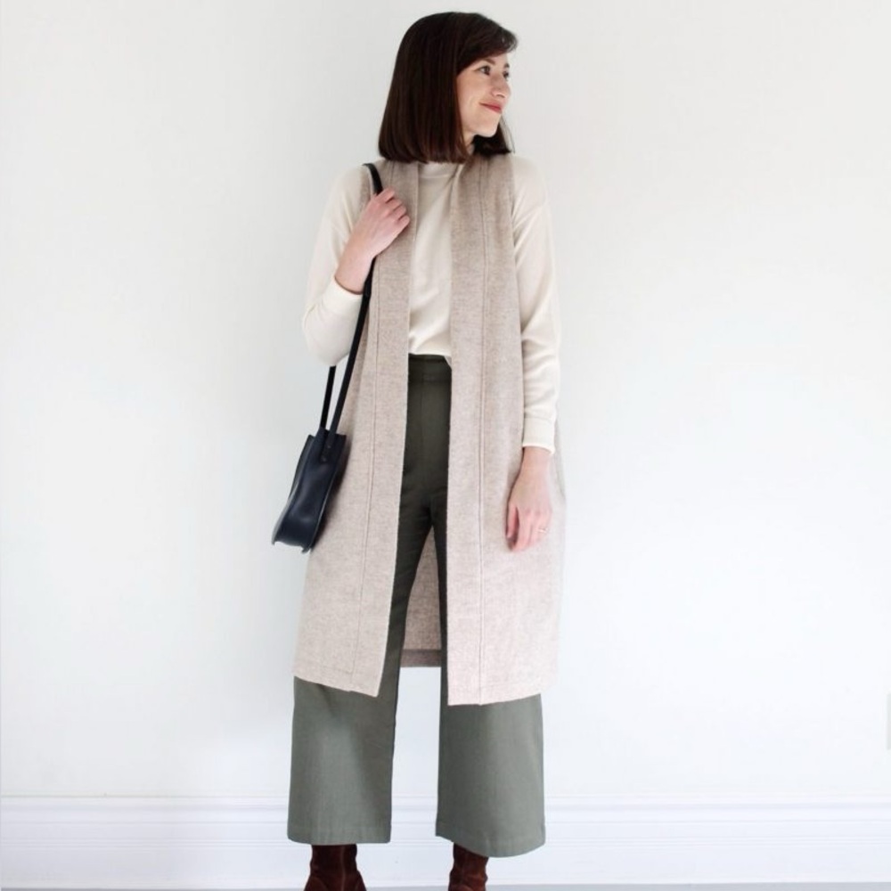 Only Child Wool Duster Vest size OSP